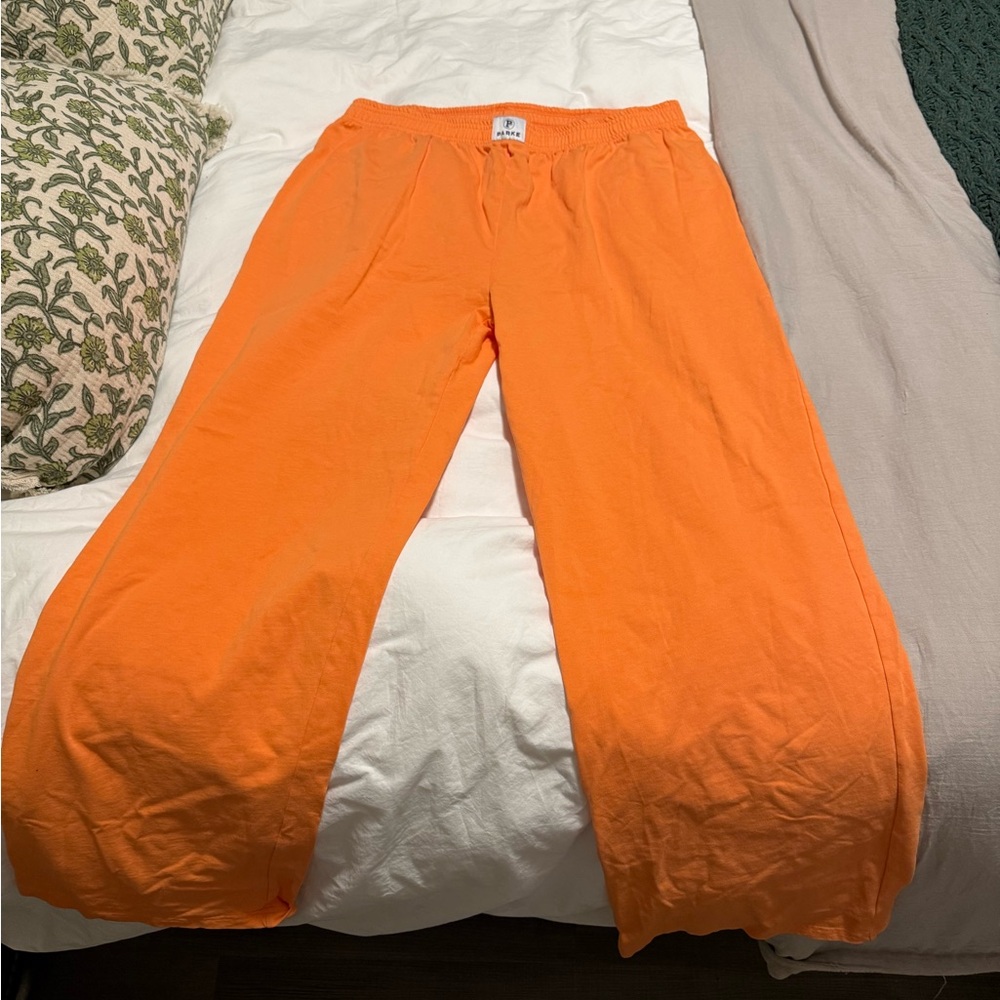 Parke Boxer Pants in Creamsicle